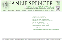 Tablet Screenshot of annespencermuseum.com